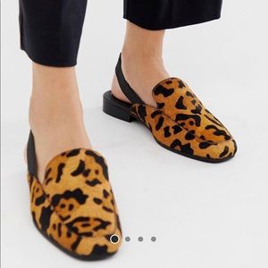 Slingback loafers like new